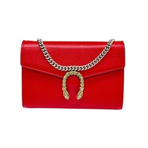 Gucci Dionysus Wallet on Chain Red